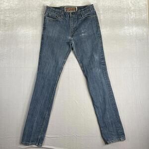 Levis Jeans Mens 32x32 Blue 510 Super Skinny American Medium Wash Stretch Denim